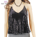 Full Sequin Tank Top Sequin Halter Top